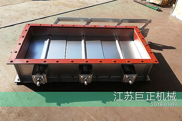 方形擋板門（寬2m）完工，待包裝發(fā)貨