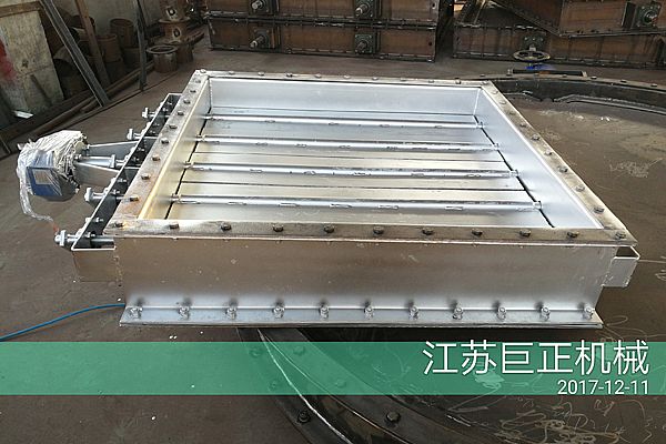 方形擋板門(mén)（寬8m）完工，待包裝