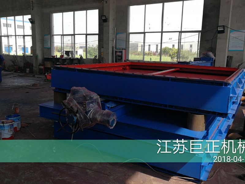 方形擋板門（寬12M）驗(yàn)收合格，發(fā)貨準(zhǔn)備中
