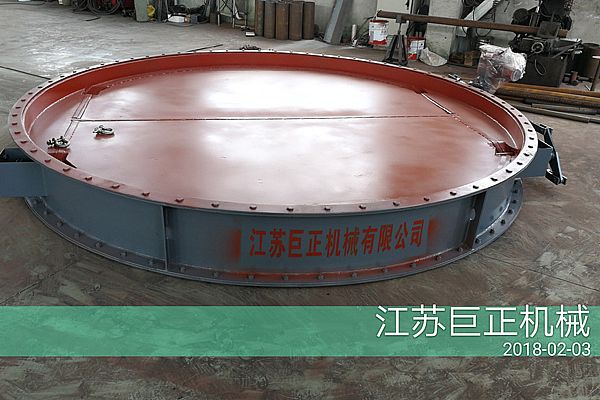 圓形擋板門（直徑270cm）完工了，準(zhǔn)備發(fā)往江西客戶