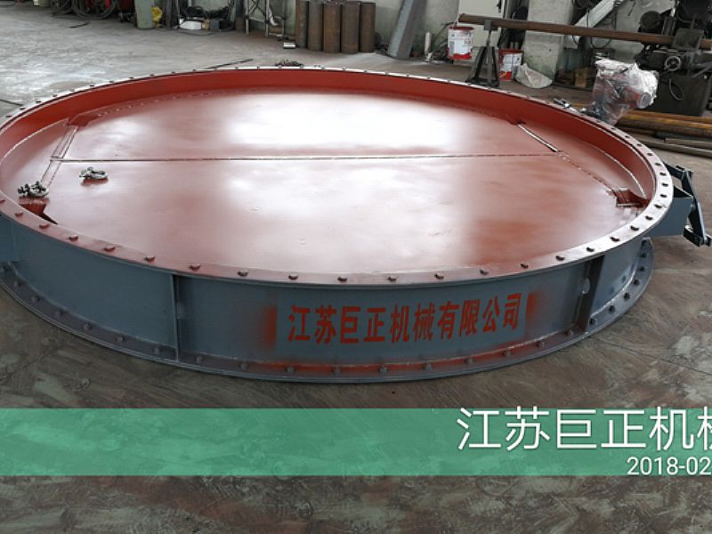 圓形擋板門（直徑270cm）完工了，準(zhǔn)備發(fā)往江西客戶